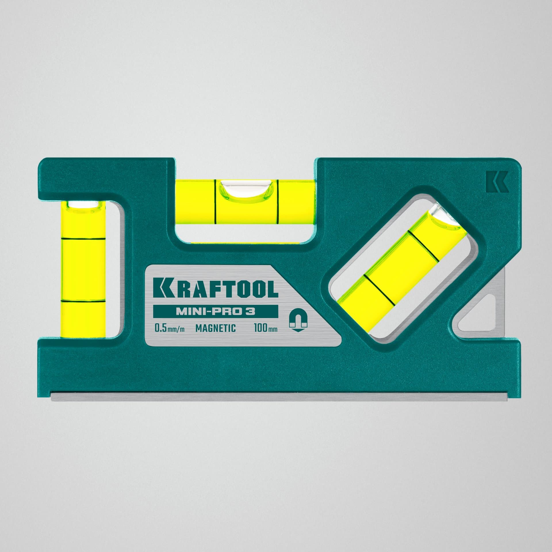 Уровень компактный магнитный, Mini-Pro 3, 100 мм
