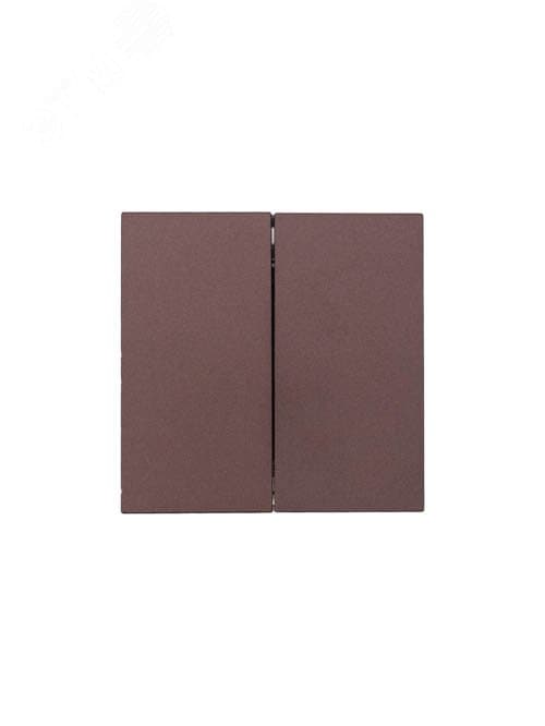 ZIMA Выключатель 2-кл., 10 А, механизм, шоколад Lezard 704-7388-101QC