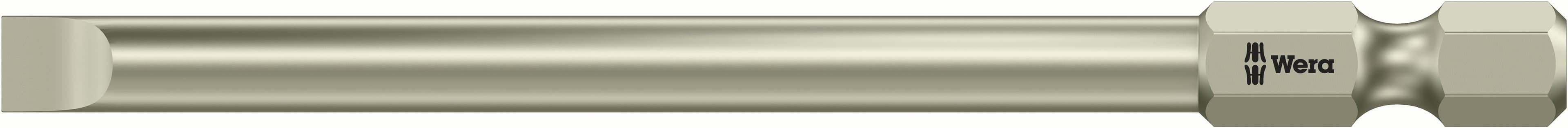 Бита шлицевая 3800/4 TS SL нержавеющая сталь хвостовик 1/4 E 6.3 1X5.5X89 мм