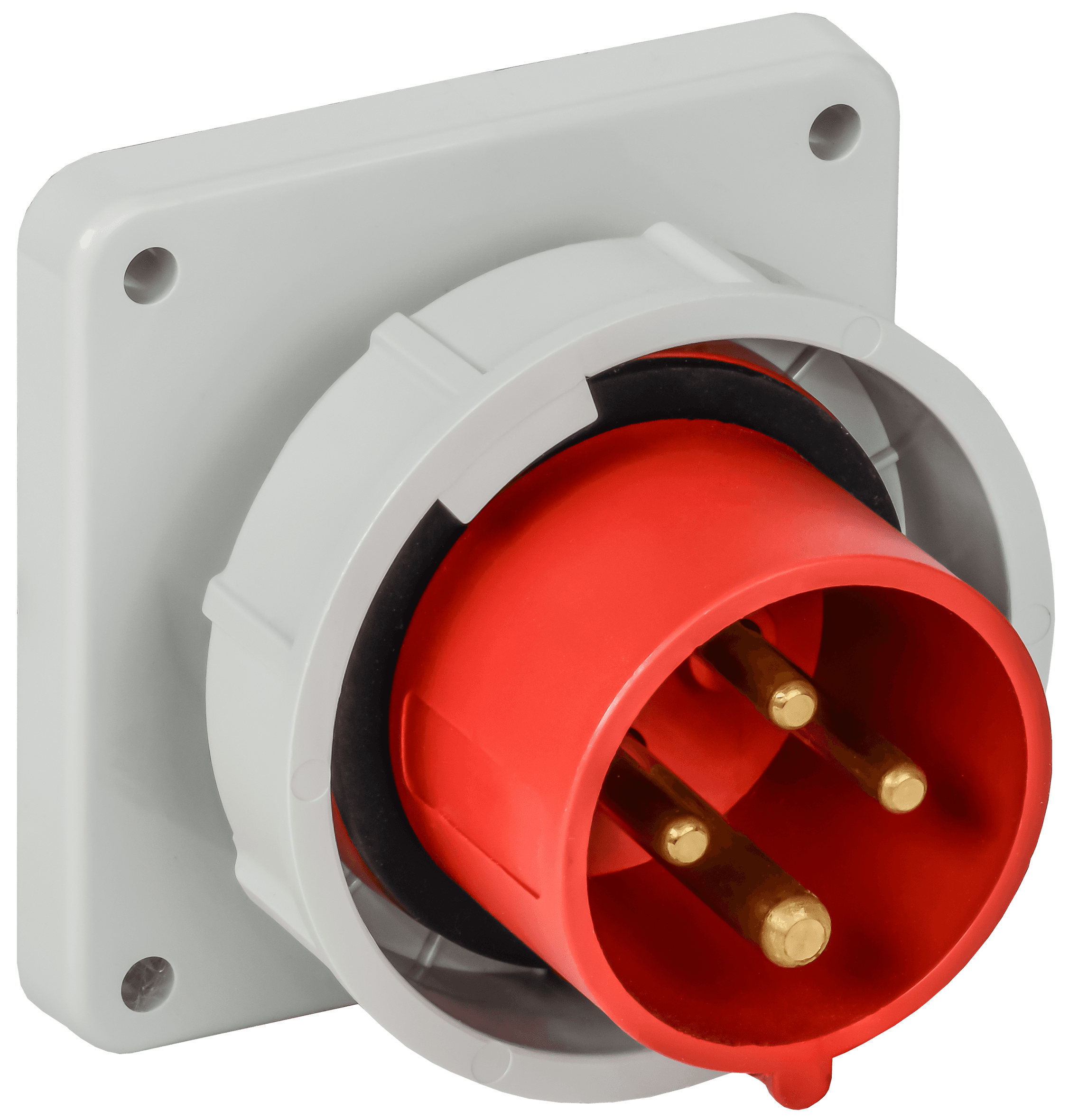 Вилка встраиваемая ССИ-3142 16А-6ч 380В 3P+PE IP67 IEK
