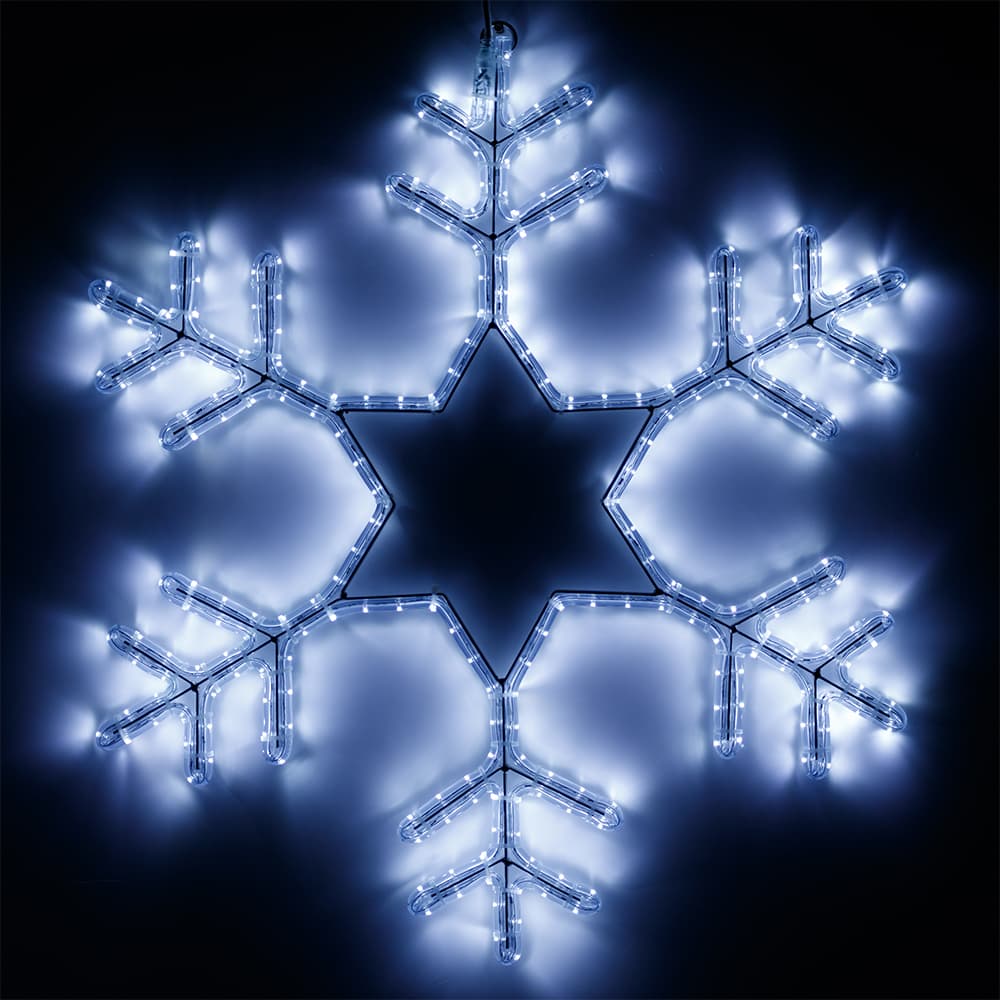 Фигура ARD-SNOWFLAKE-M4-750x750-324LED White 230V, 18W Ardecoled, IP65