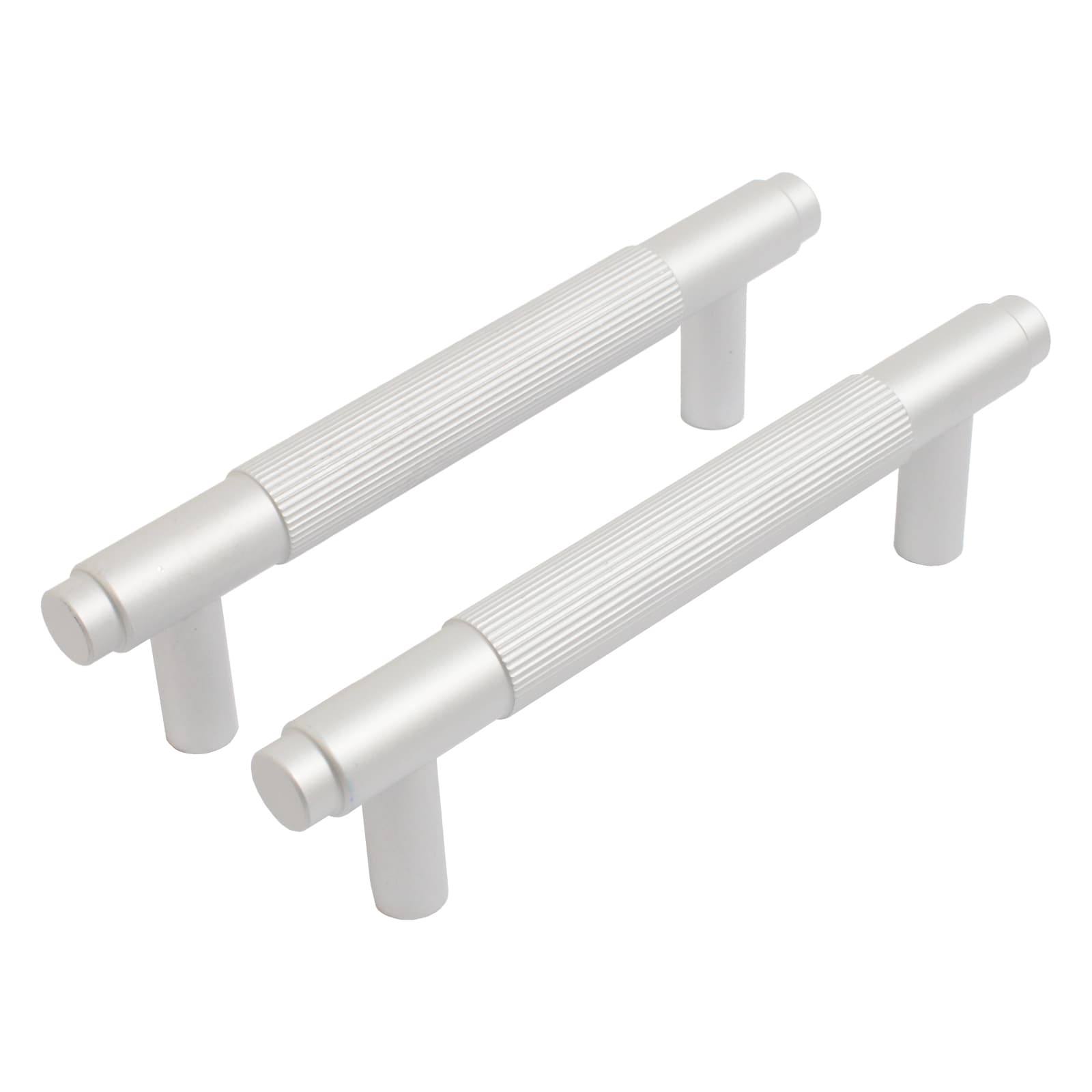Ручка-скоба мебельная StahlBuro AP2309-96 2шт., W матовый белый хром