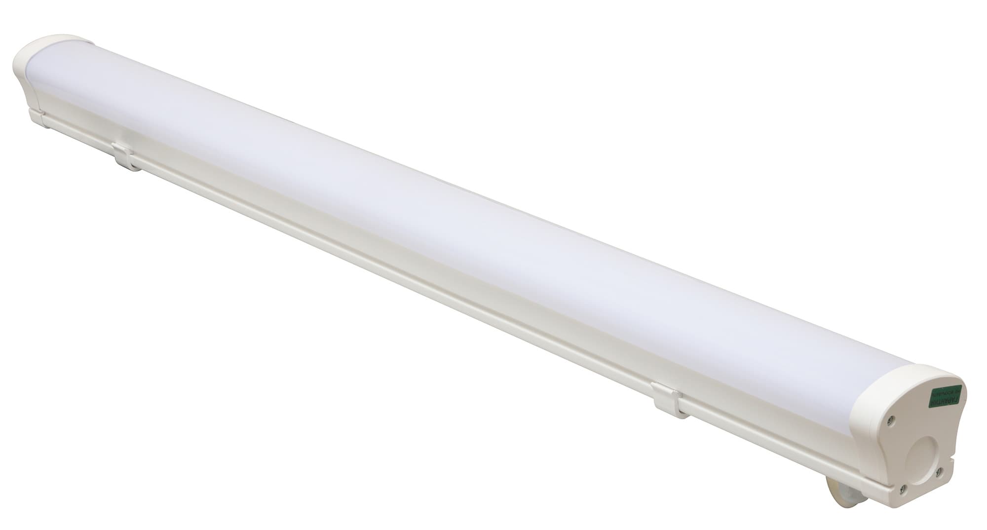 Светильник линейный светодиодный подвесной. Белый свет (4000К). 4360Лм. 1000Х76х76мм. Корпус белый