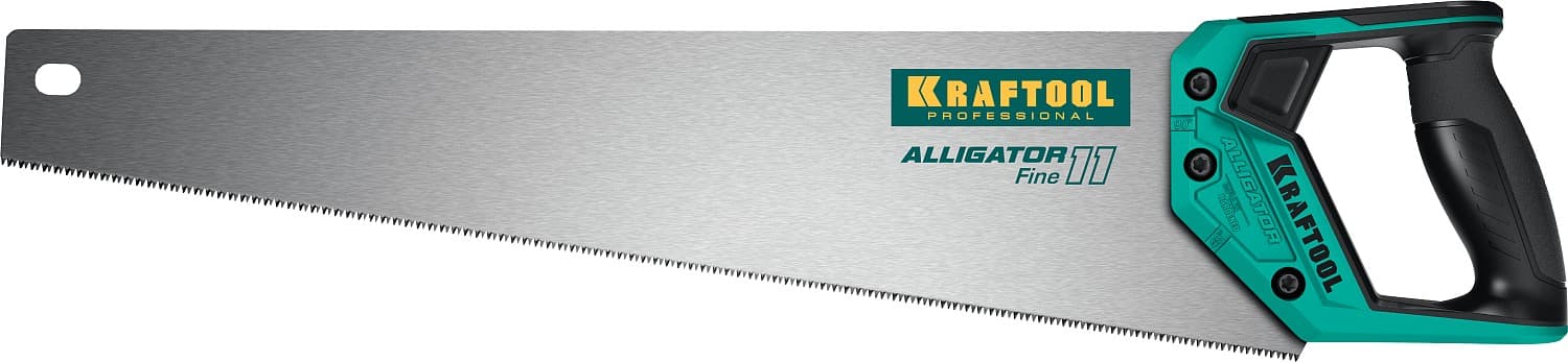 Ножовка для точного реза ''Alligator Fine 11'', 550 мм, 11 TPI 3D зуб