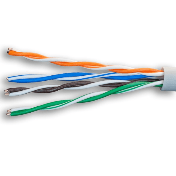 Витая пара Long Ethernet U/UTP кат 5e 4x2x0.64 Cu PVC IN 500м (RUS)