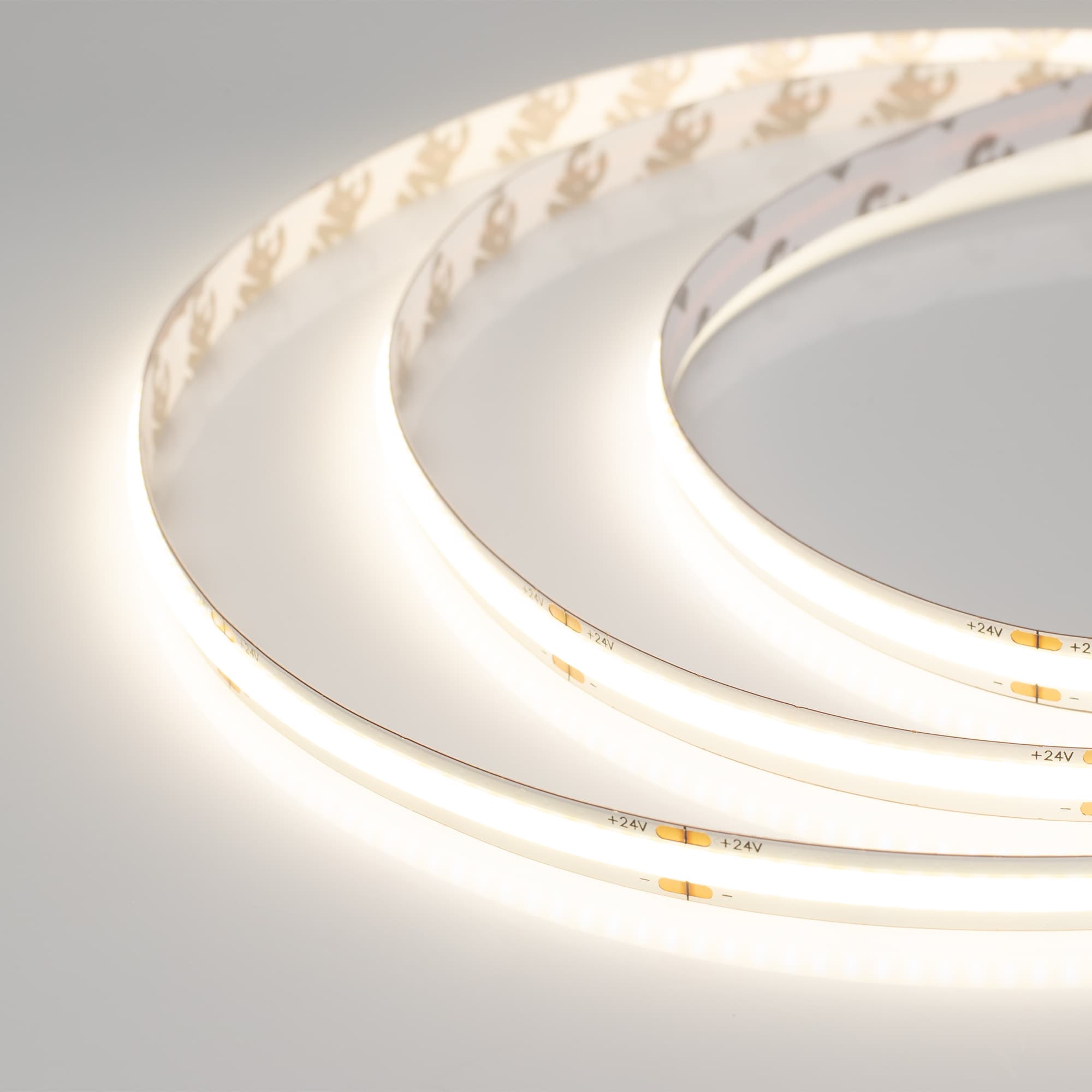 Лента светодиодная 11,5 Вт/м 24В IP20 4000K 378LED/м COB-X378-8mm CSP 5 м