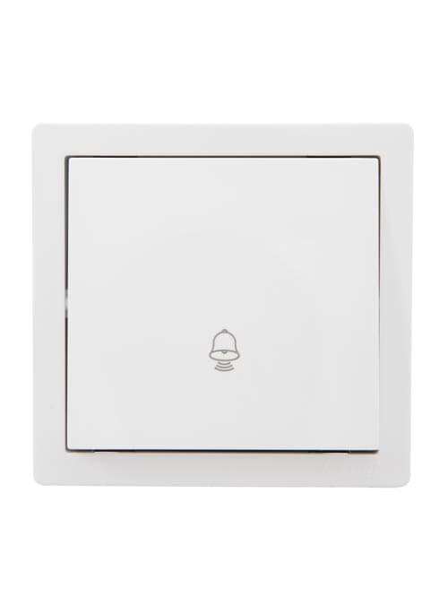 LETO Кнопка звонка белый Lezard 752-0200-103