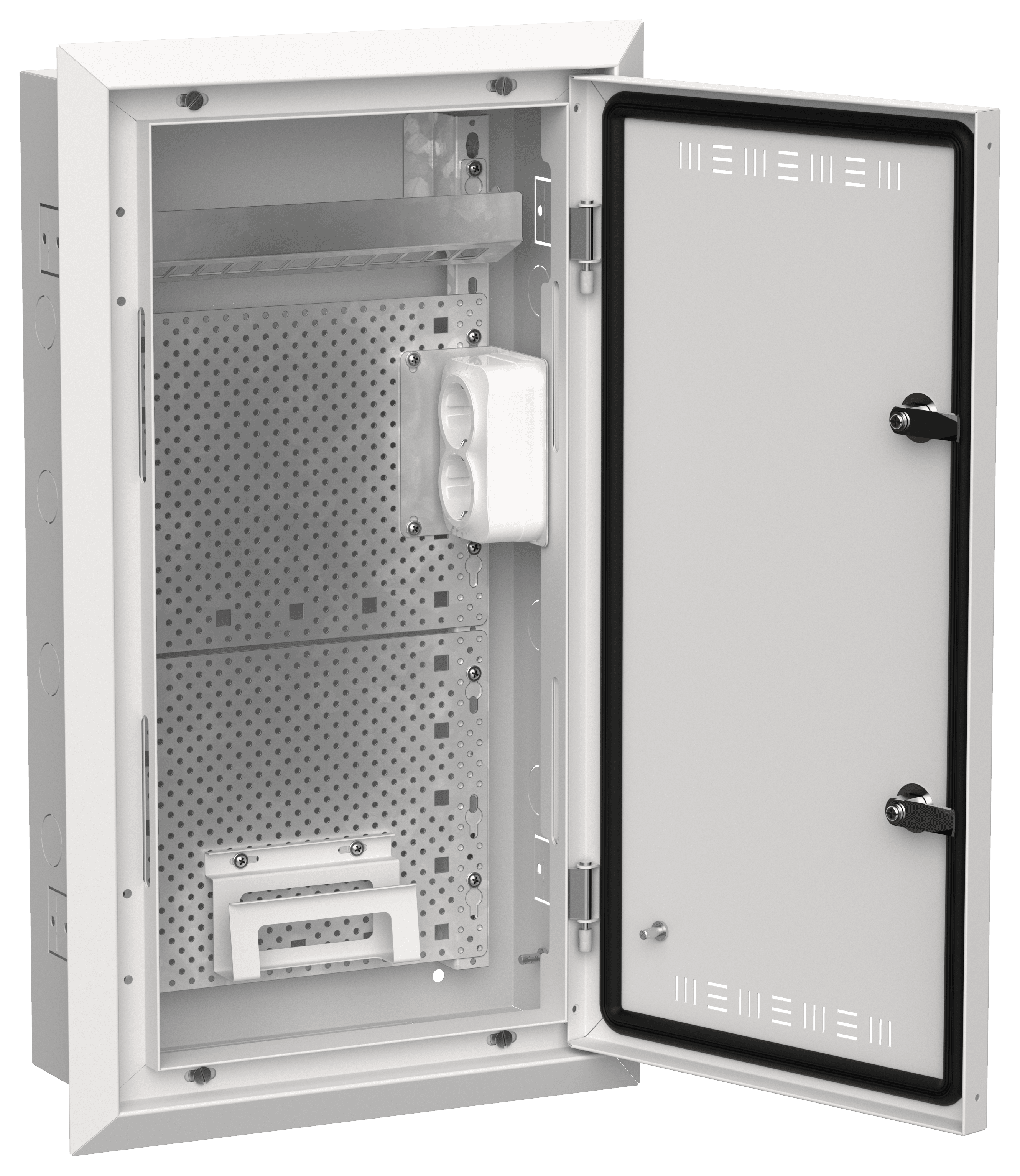 TITAN 5 Корпус мультимедиа ЩРв-36 (1х36) 630х365х130мм IP30 белый IEK