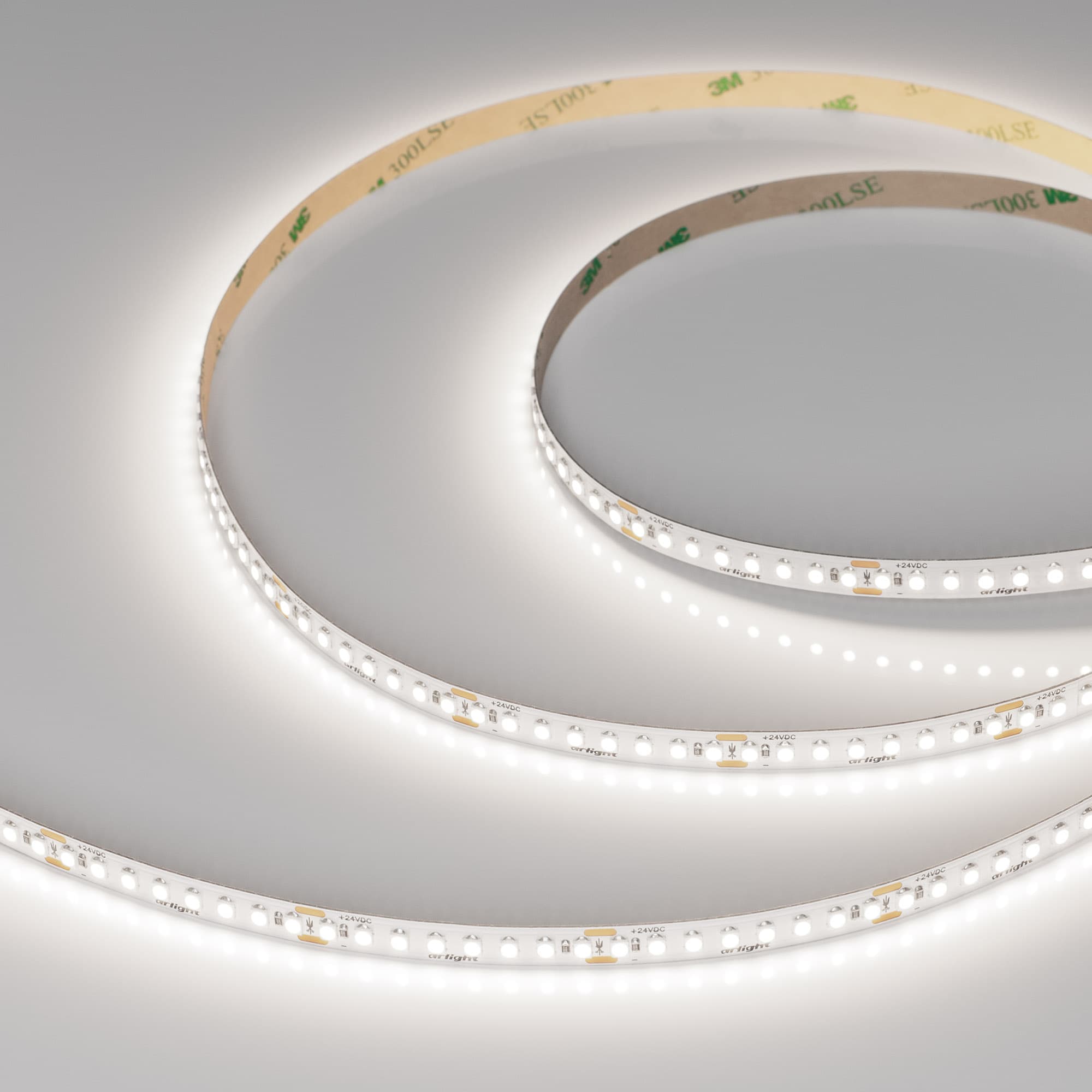 Лента светодиодная 15 Вт/м 24В IP20 5000K 176LED/м UL-A176-8mm SMD 2835 5 м