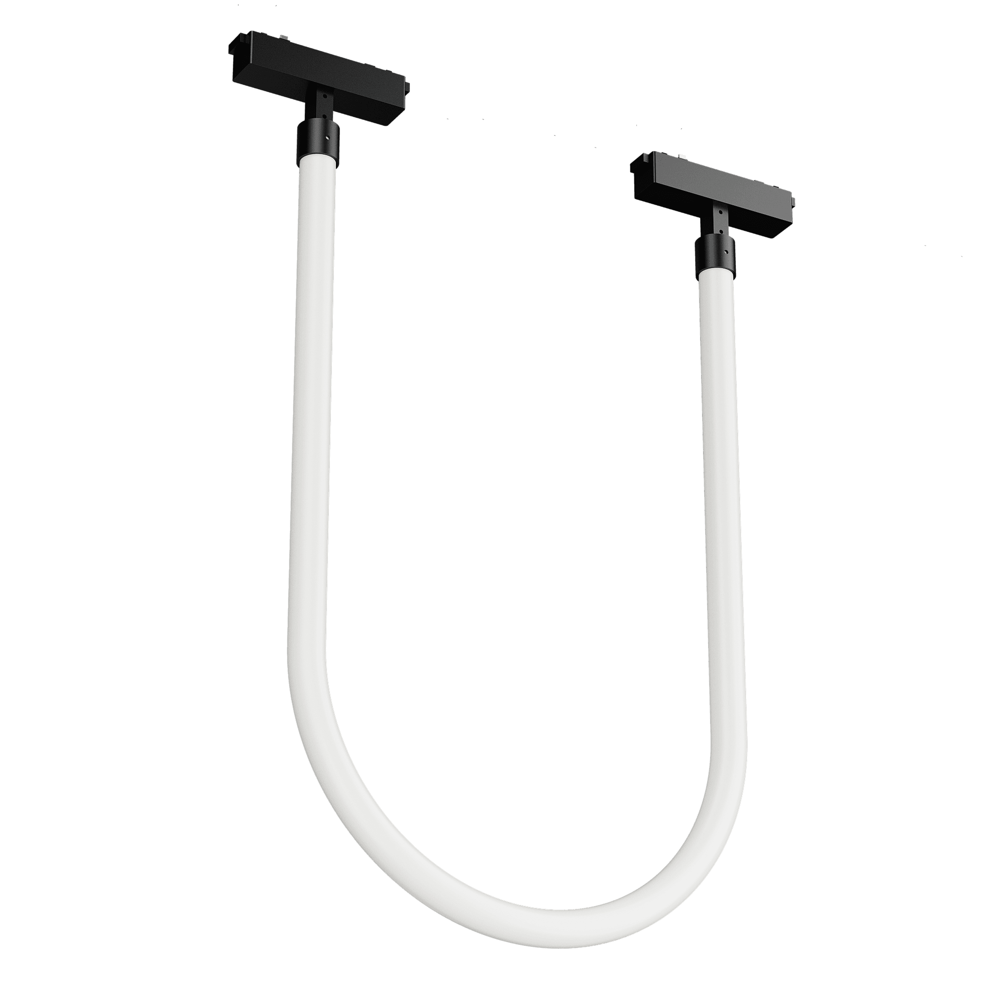 Светильник светодиодный трековый подвесной Flex Tube Opal L1000 для магнитной системы Galakti 244x26x565 мм 16 Вт 4000 K 360 град CRI>90 черный