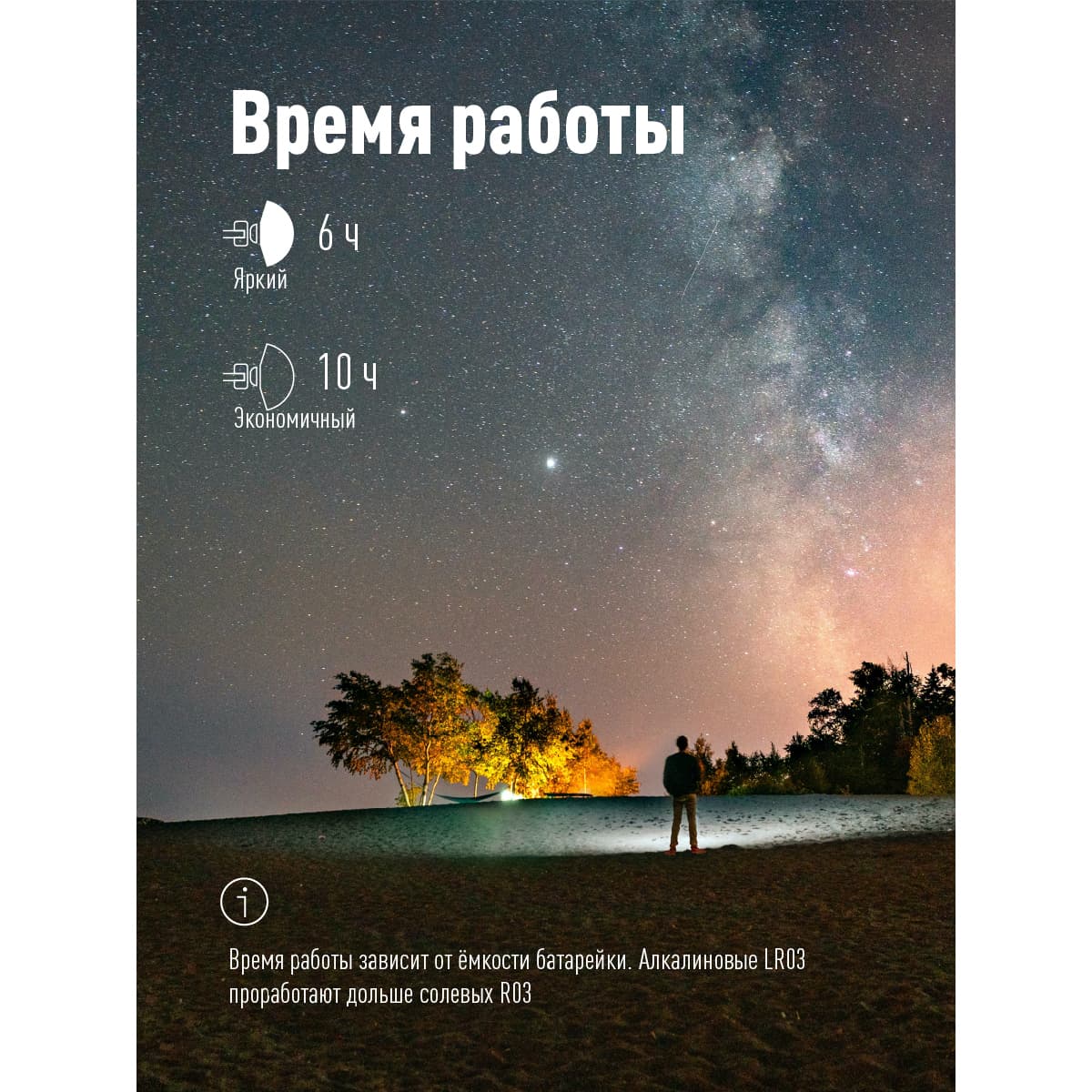 Фонарь налобный 3ВтCOBLED/3xAAA/корпус ABS-пластик