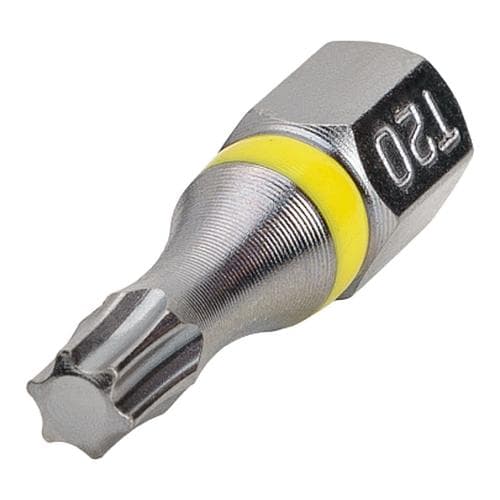 Бита с профилем TORX (торкс - шестилучевая звезда) TX20, длина 25 мм, хвостовик С6,3 мм, торсионная (3 шт)
