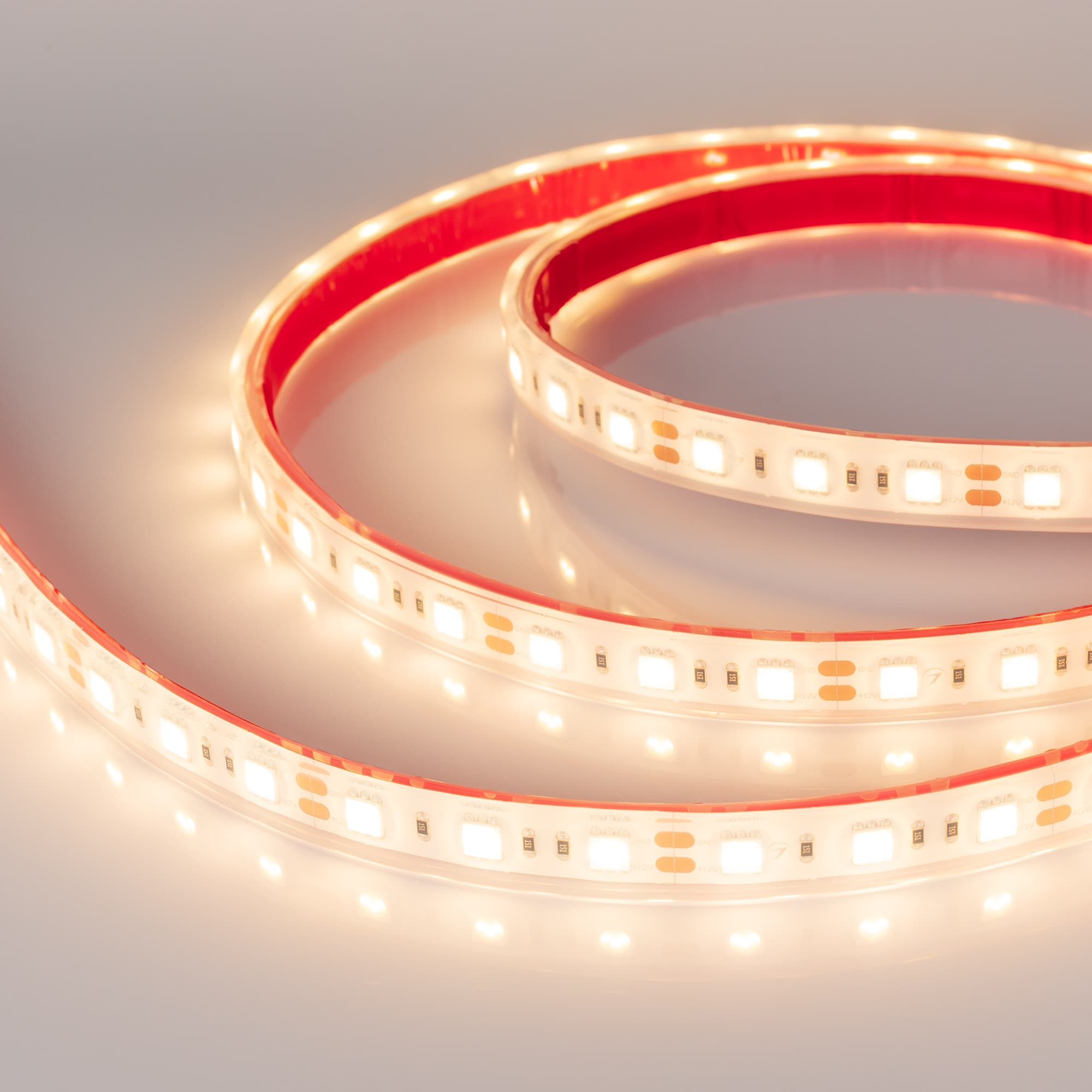 Лента светодиодная 14.4 Вт/м 12В 3000K IP68 60LED/м RTW-B60-10-13mm SMD 5060 5 м герметичная