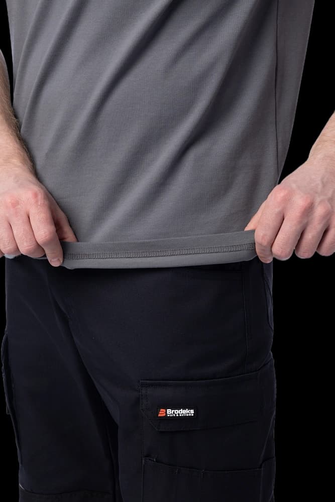 Футболка Brodeks KS705, серый L