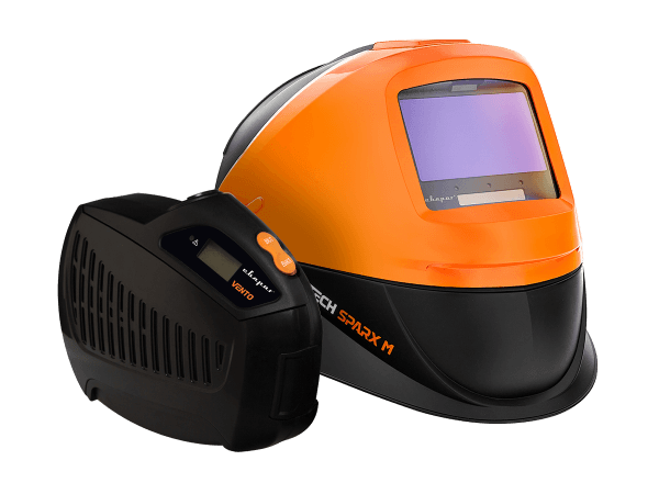 Щиток сварщика TECH Sparx M и блок Vento
