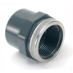 Муфта с металлическим кольцом 50х1,1/2' PVC-U PN16 COMER (Италия)