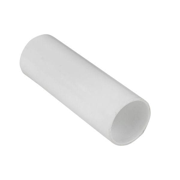 Муфта соединительная для трубы 20мм  белая Plast