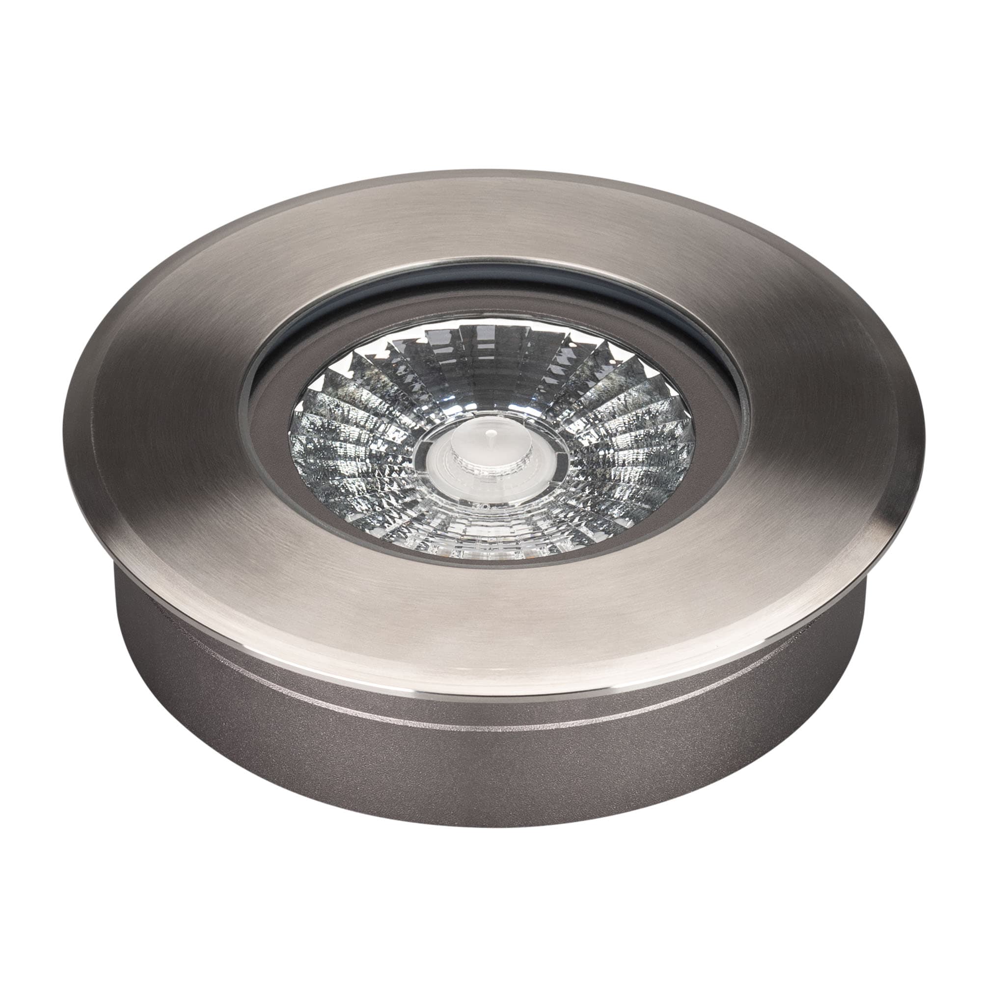 Светильник ART-GROUND-SLIM-R150-12W Warm3000 (SL, 35 deg, 24V) (IP67 Металл, 3 года)