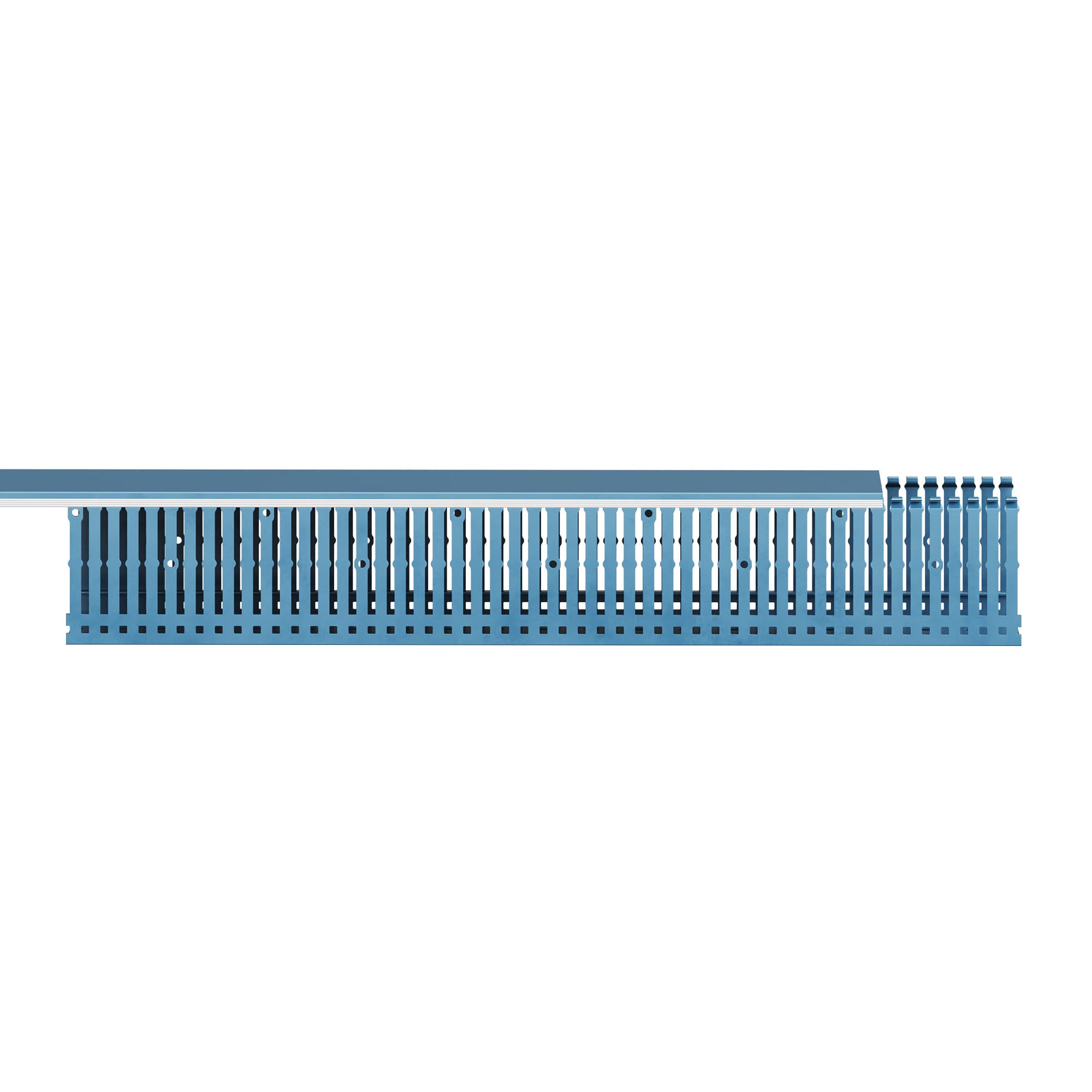 Короб перфорированный синий RL6 80x80