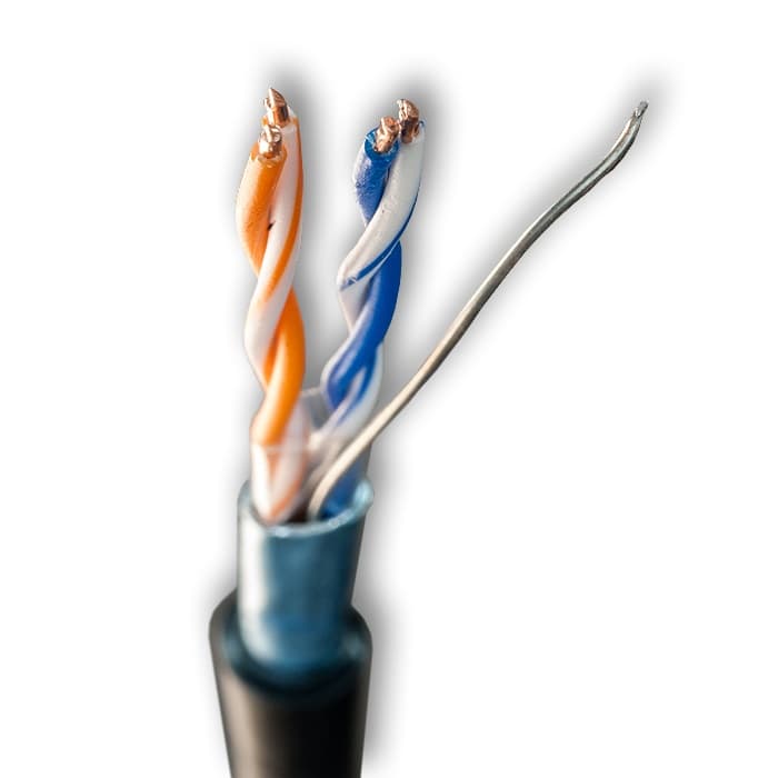 Витая пара F/UTP кат 5e 2x2x0.51 Premium Cu PE OUT 500м