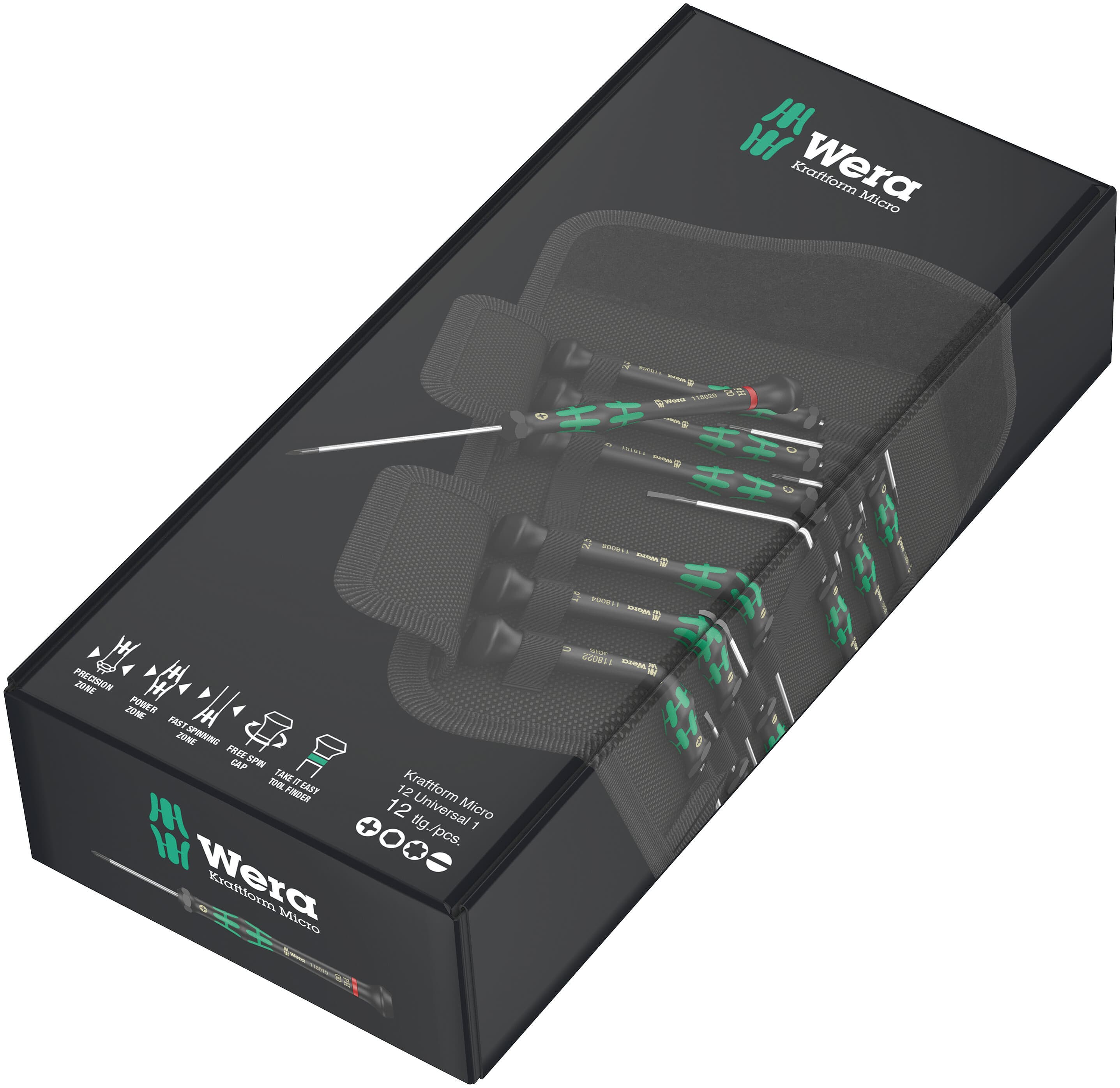 Набор отвёрток Micro 12 Universal 1 для прецизионных работ 12 предметов для микроэлектроники
