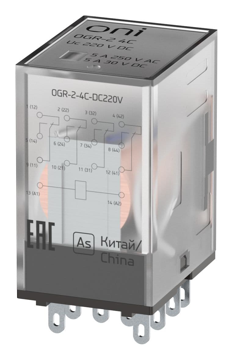 Реле общего назначения OGR-2 4C 220 В DC