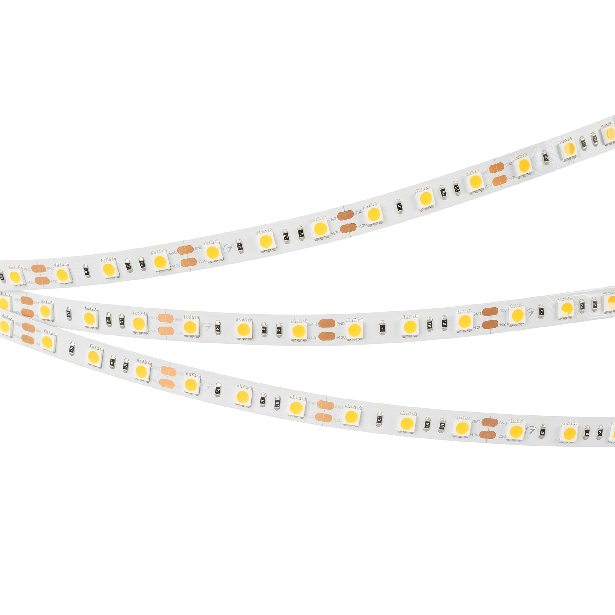 Лента светодиодная 14.4 Вт/м 12В 2700K IP20 60LED/м RT-B60-10-13mm SMD 5060 5 м
