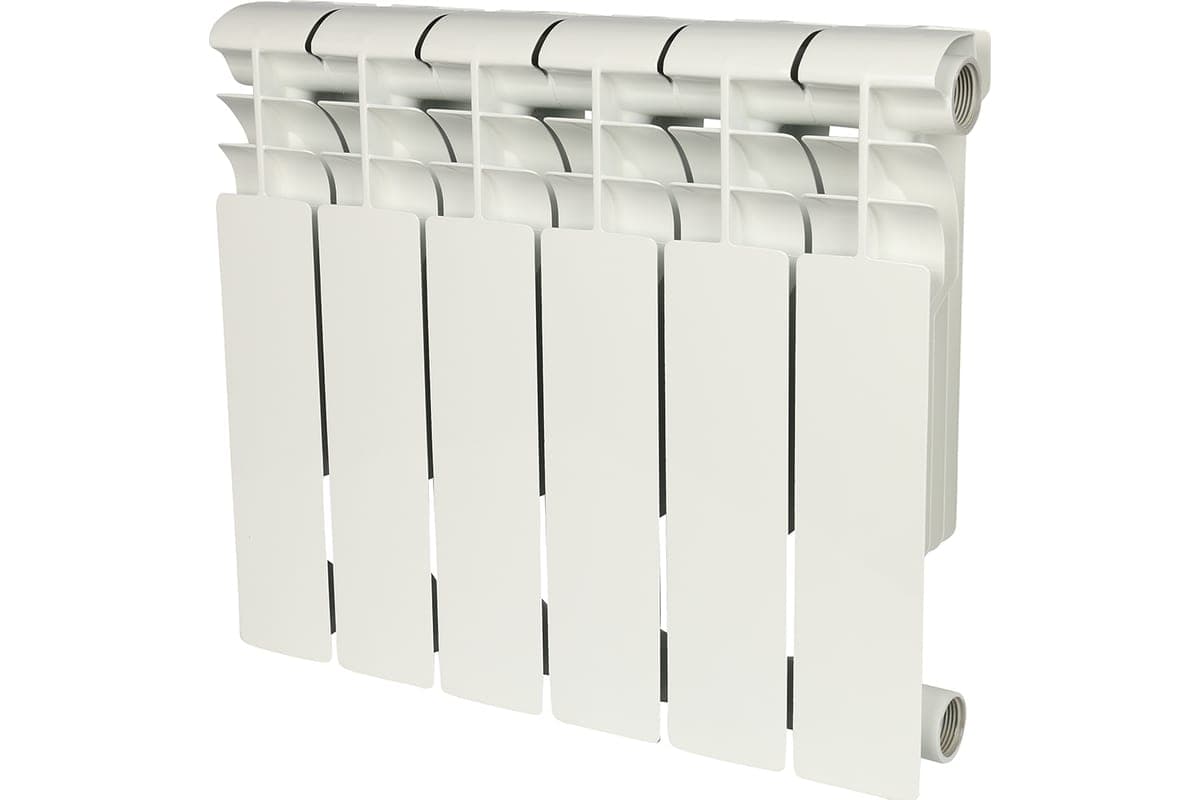 Радиатор биметаллический ROMMER Profi BM 350 6 секций белый