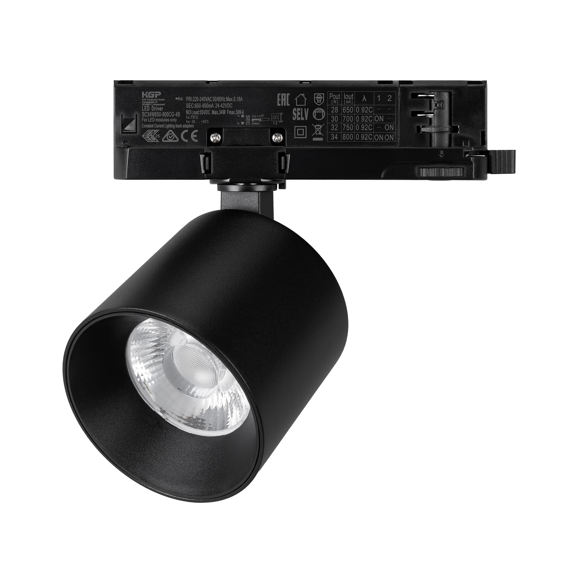 Светильник LGD-DYKE-4TR-R90-26W Day4000 (BK, 38 deg, 230V, TRIAC) (ARL, IP20 Металл, 5 лет)