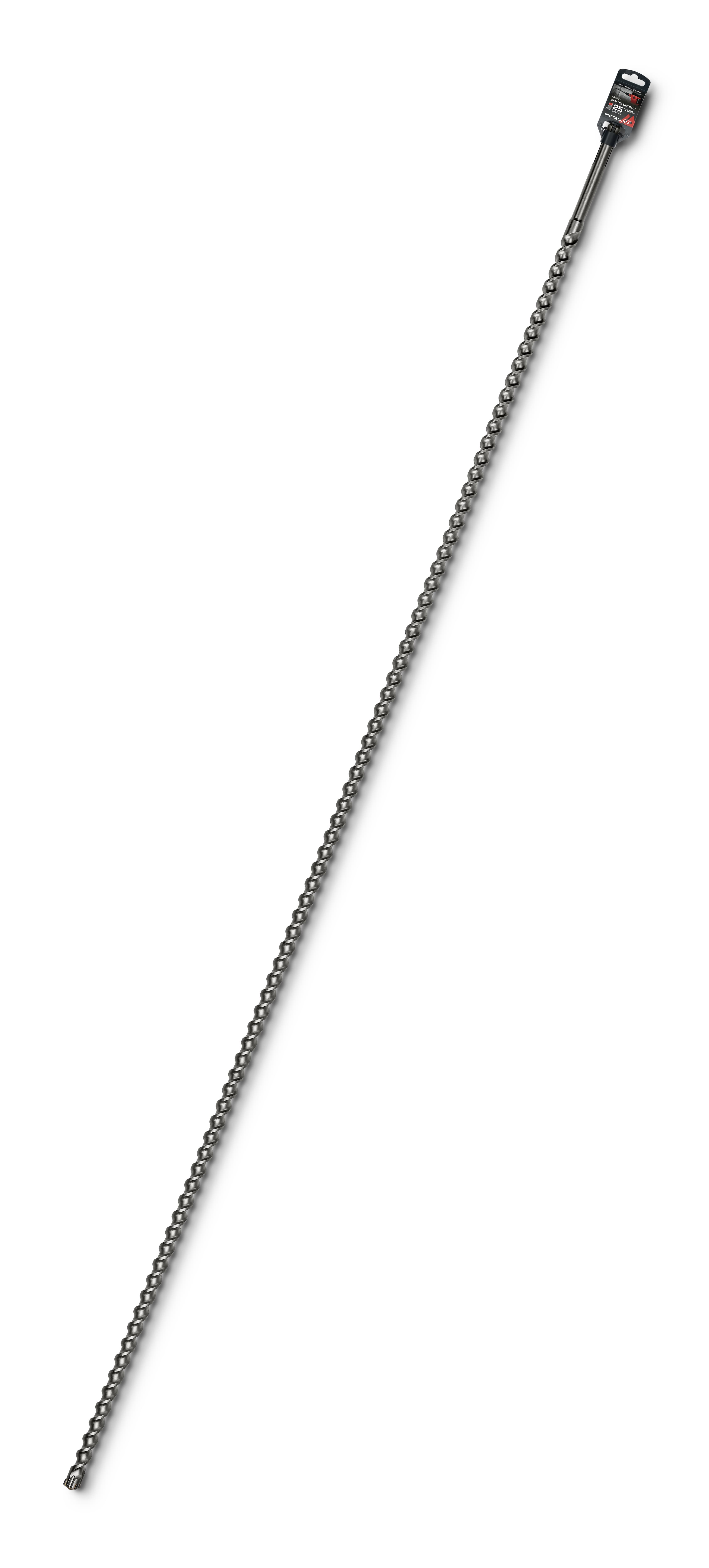 Бур по бетону SDS-max 25х2000/1860 мм, Х-напайка, 2 спирали