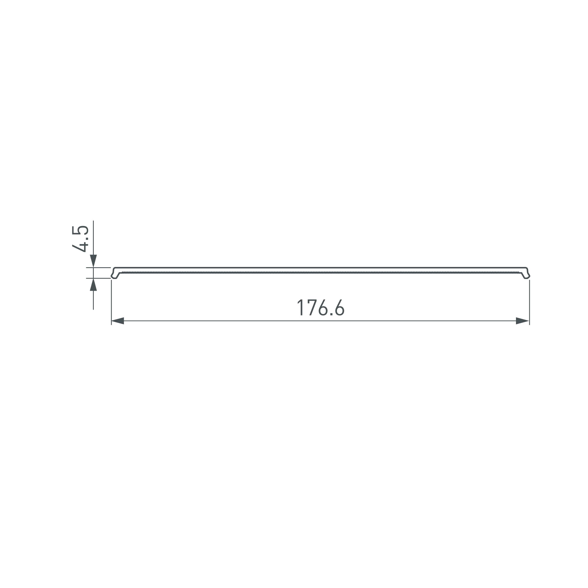 Трек встраиваемый MAG-ORIENT-TRACK-2653-FDW-2000 (BK, FLAT)