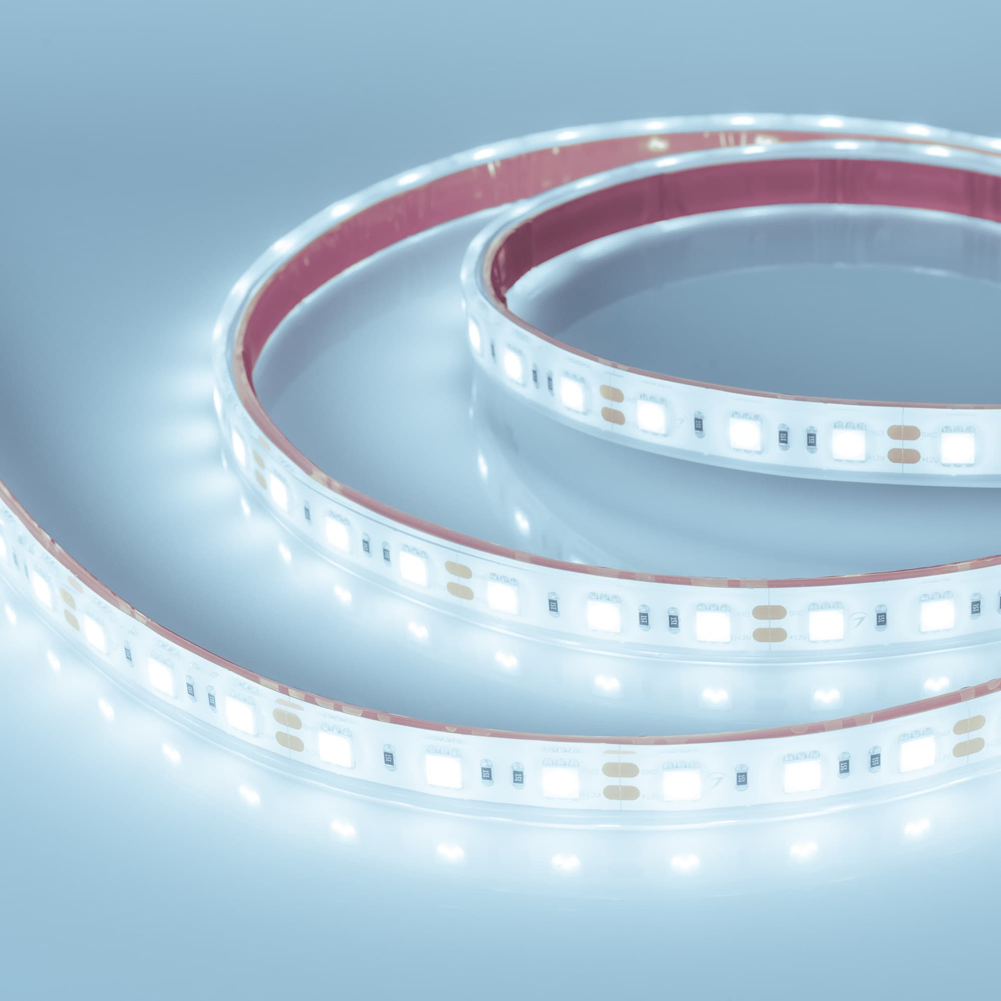 Лента светодиодная 14,4 Вт/м 12В IP68 10000K 60LED/м RT/RTW-B60-10-13mm SMD 5060 5 м