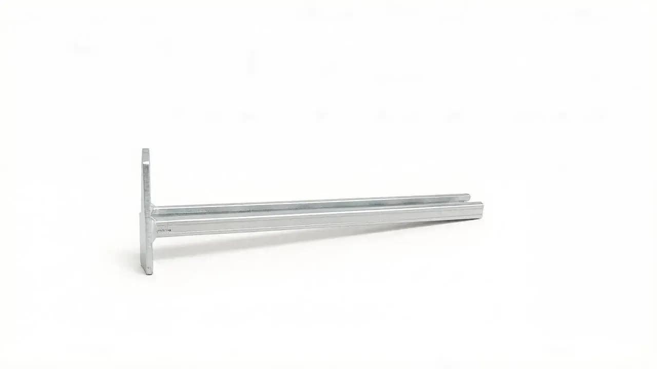 Кронштейн консольный 100B.2 (профиль MS 412120 S14 Z) оцинкованный для малых и средних нагрузок