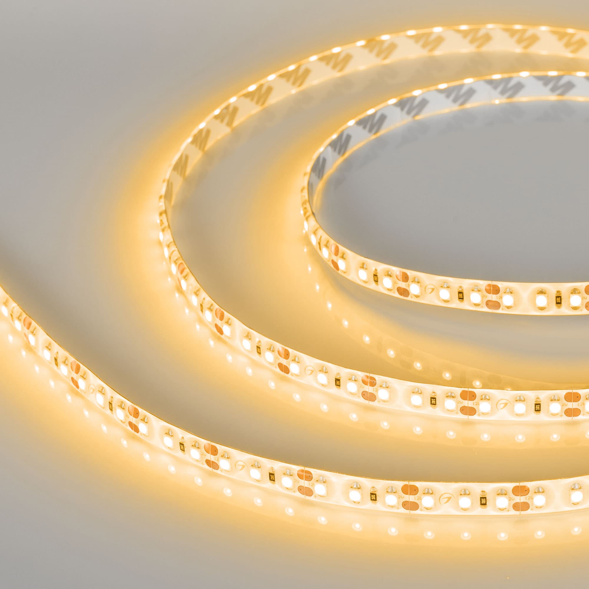 Лента светодиодная 9,6 Вт/м 12В IP65 Жёлтый 120LED/м RT/RTW-A120-8-11mm SMD 2835 5 м