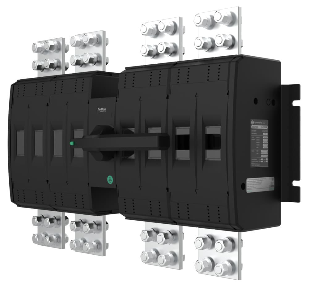 Выключатель-разъединитель SYSTEMEPACT SD1250 4P 1250A Рукоятка фронт центр_Рукоятка заказывается отдельно