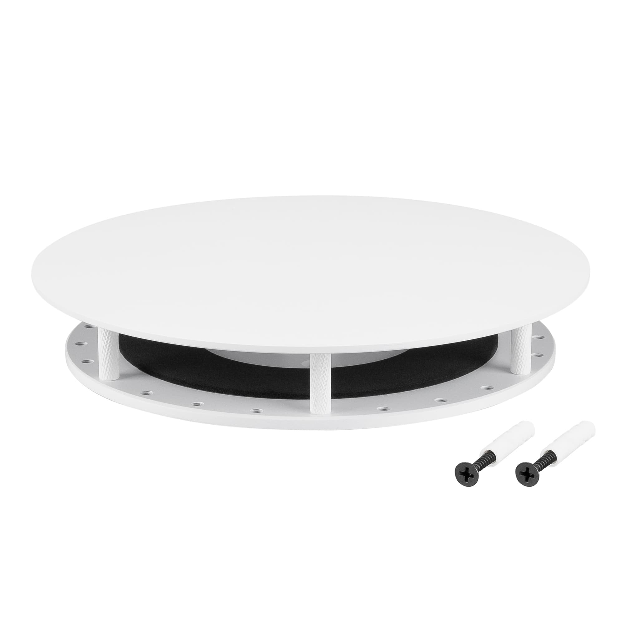 Крепление MOONLIGHT-BASE-ROUND-D25-L White, металл
