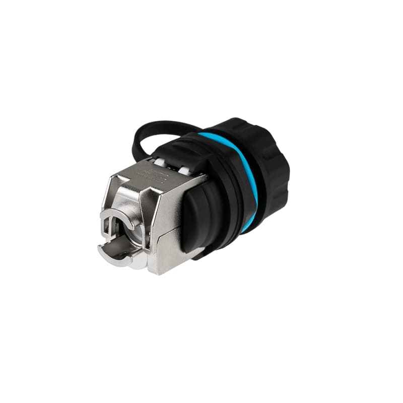 Индустриальный соединительный модуль RJ-45(8P8C), FTP, CAT 6, IP68