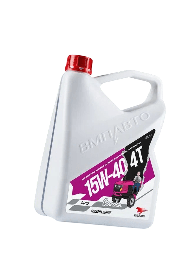 Масло 4х Тактное 15W-40, SJ/CF, 4л канистра