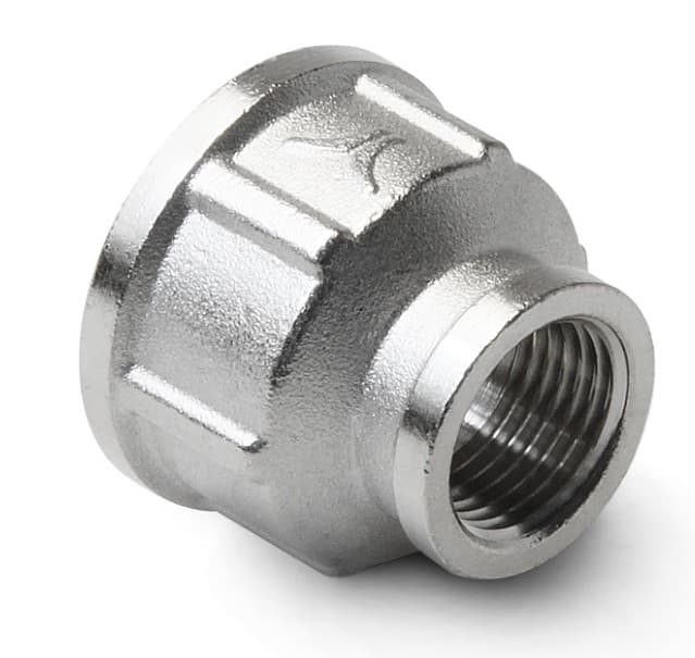 Муфта латунная резьбовая переходная, В 1/2X3/8