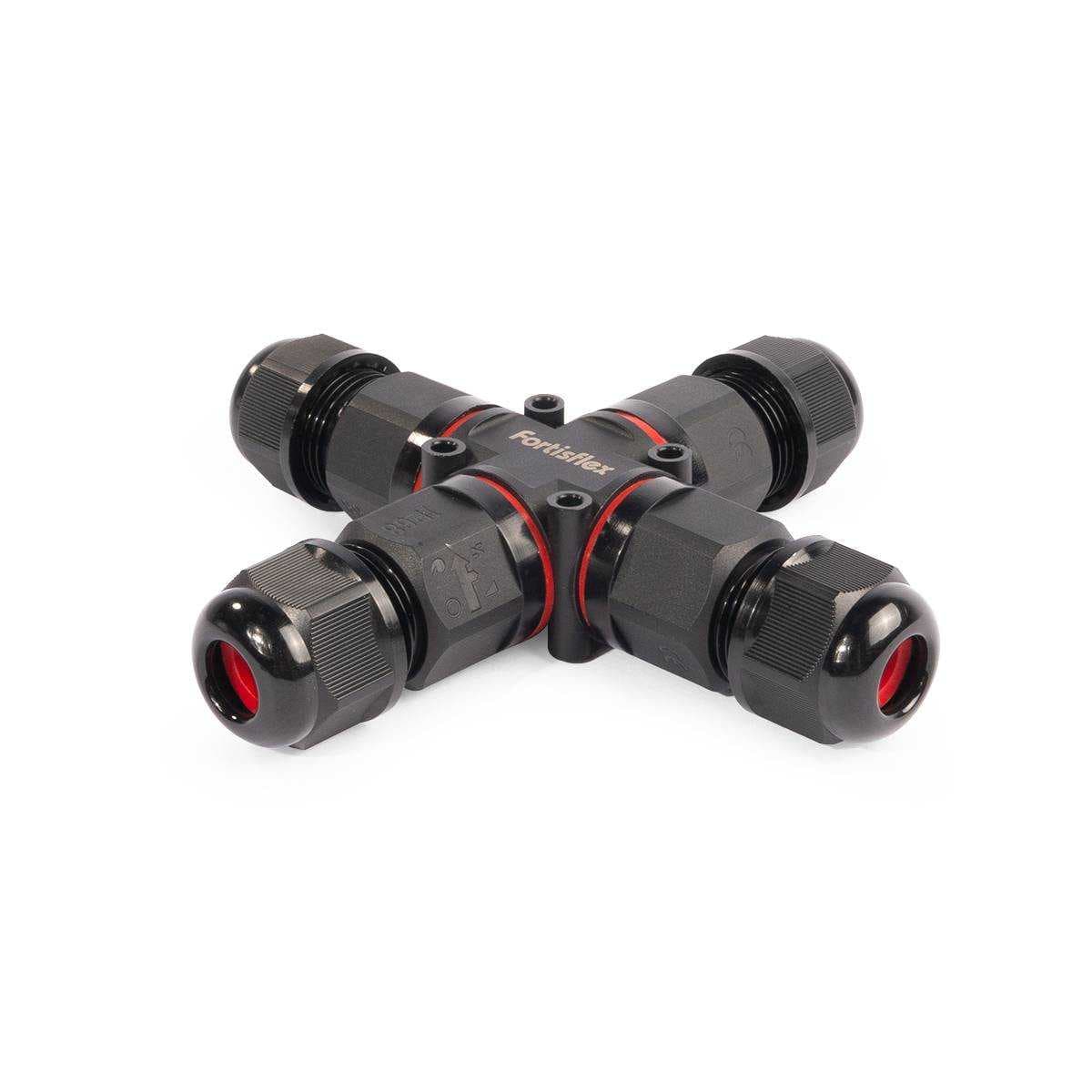 Коннектор кабельный герметичный X-образный 3 PIN FFC-41/3Р-IP68