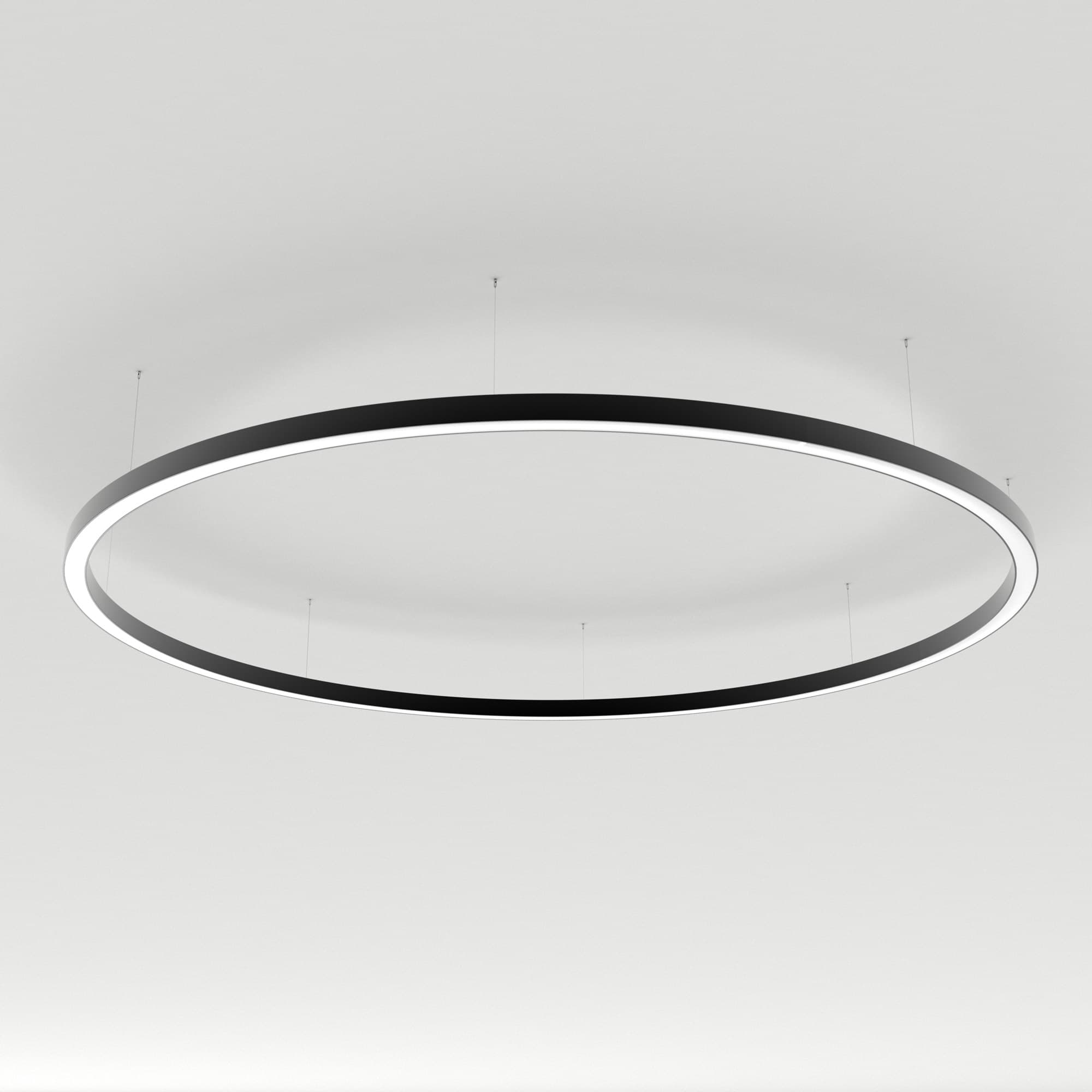 Светильник SP-LINE-HANG-ARC-O3535-D3000-204W Warm3000 BLACK, 230V, металл