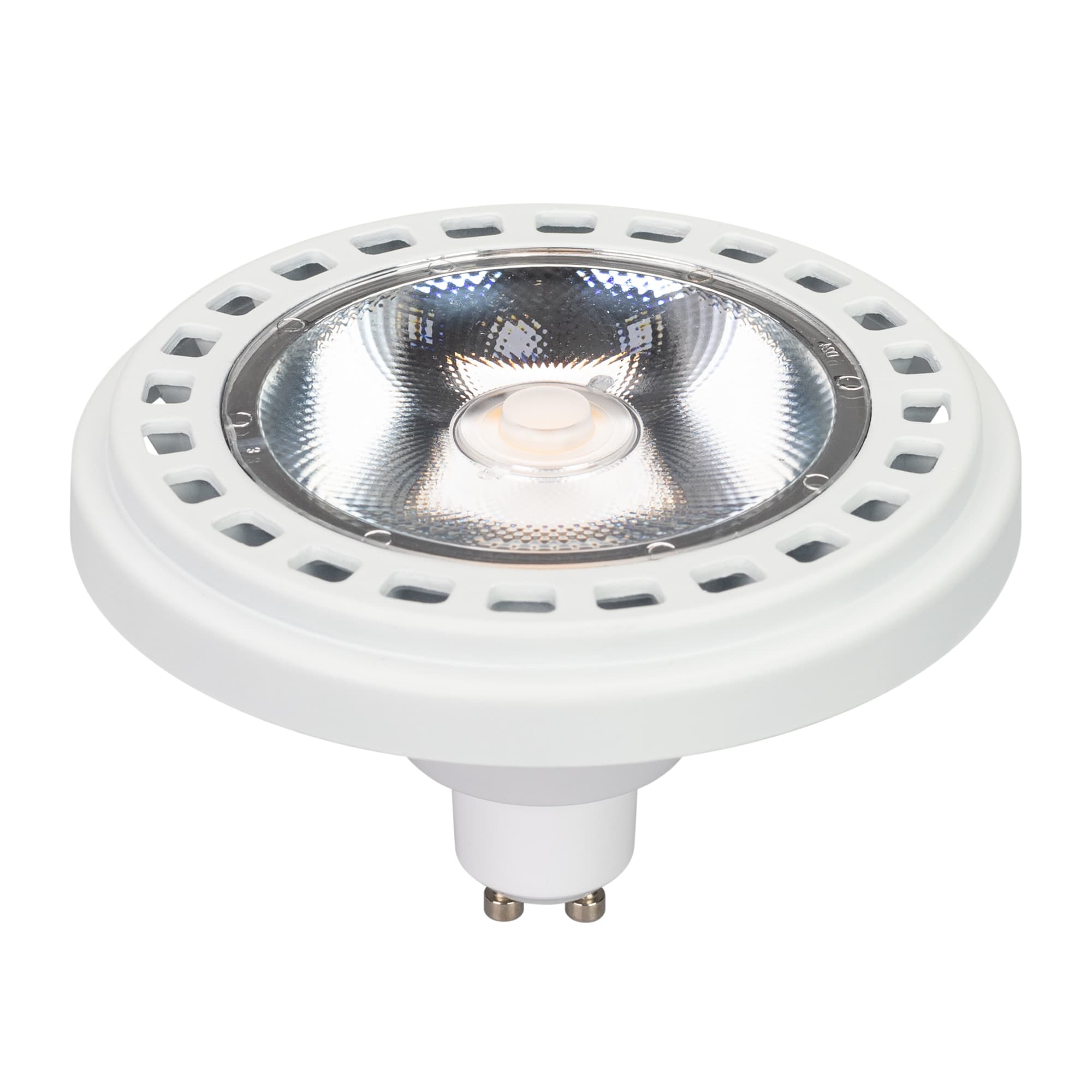 Лампа AR111-UNIT-GU10-15W-DIM Day4000 (WH, 24 deg, 230V) (ARL, Металл)