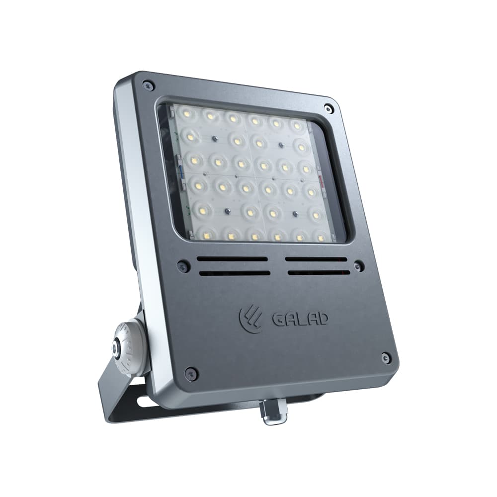 Прожектор светодиодный ДО-20 Звезда LED-20-Г90.6-IP67-У11/LIRA/740/RAL7040/TG/AC230/D/X/G2
