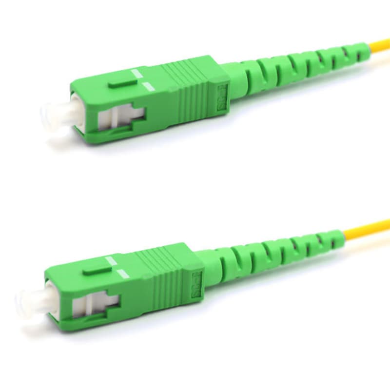 Патч-корд оптический соединительный SM 9/125 OS2 SC/APC-SC/APC S LSZH 1м,