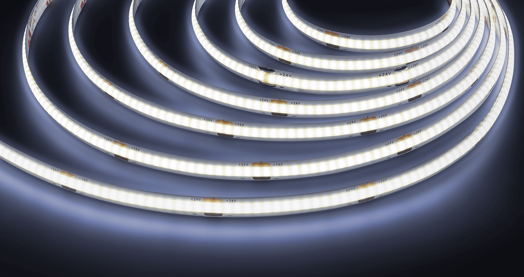 Лента светодиодная 12Вт/м 24В 6000К IP20 320LED/м NLS-СОВ 5м