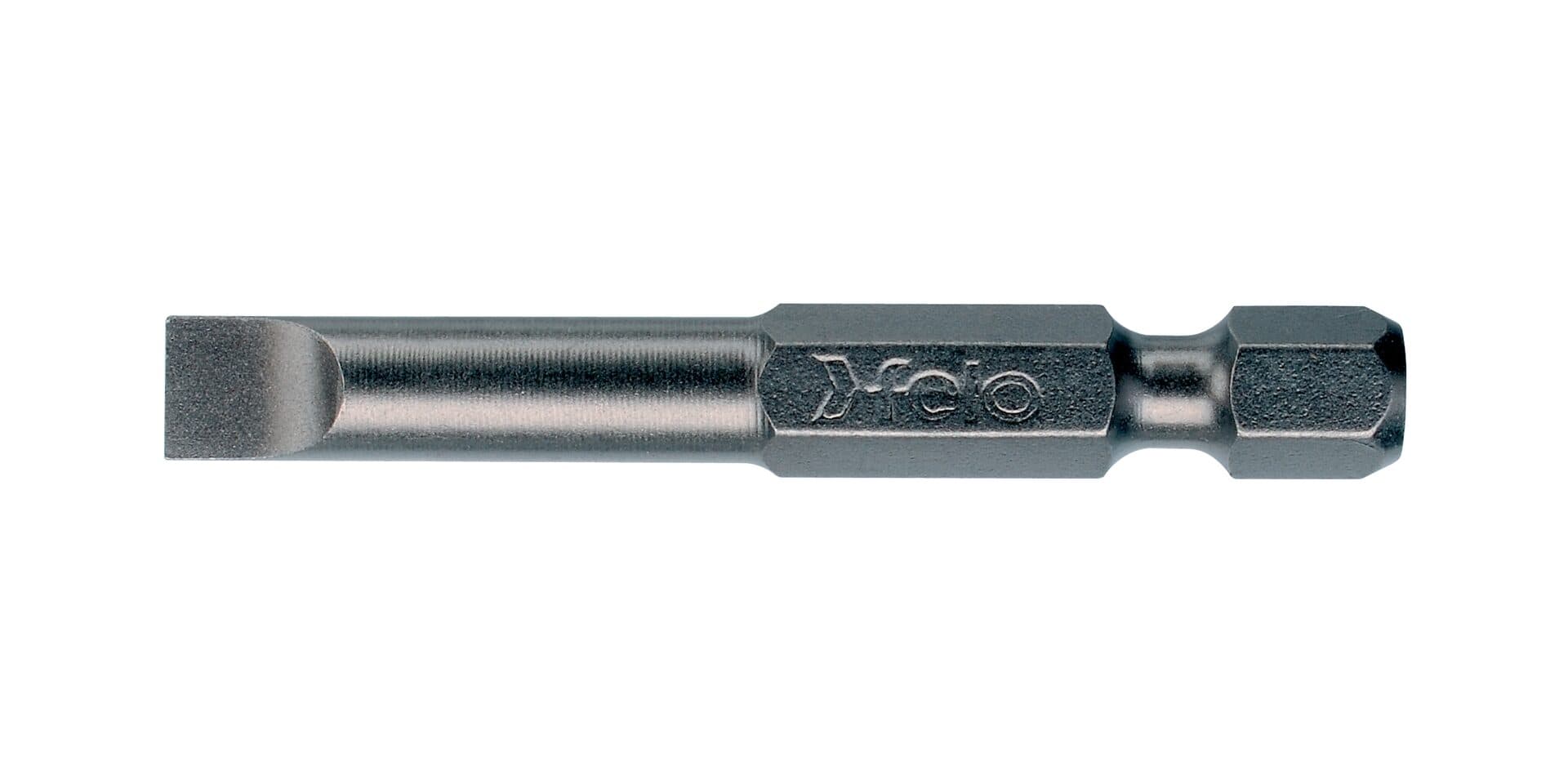 Бита плоская шлицевая серия Industrial E6.3 SL5,5х1,0, 10 шт