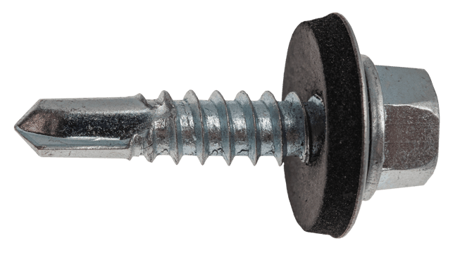 Саморез кровельный 4.8Х 38 с буром ZN  ( 5000 шт)