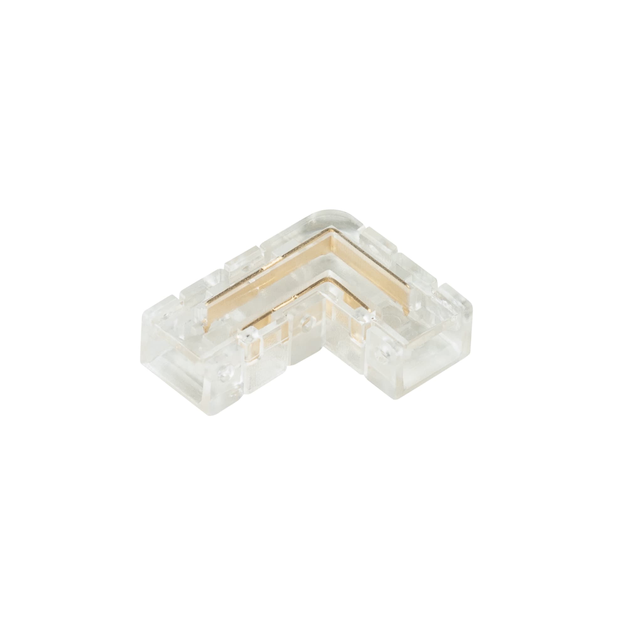 Коннектор угловой FIX-MONO-5mm-2pin-STS (ARL, прозрачный)