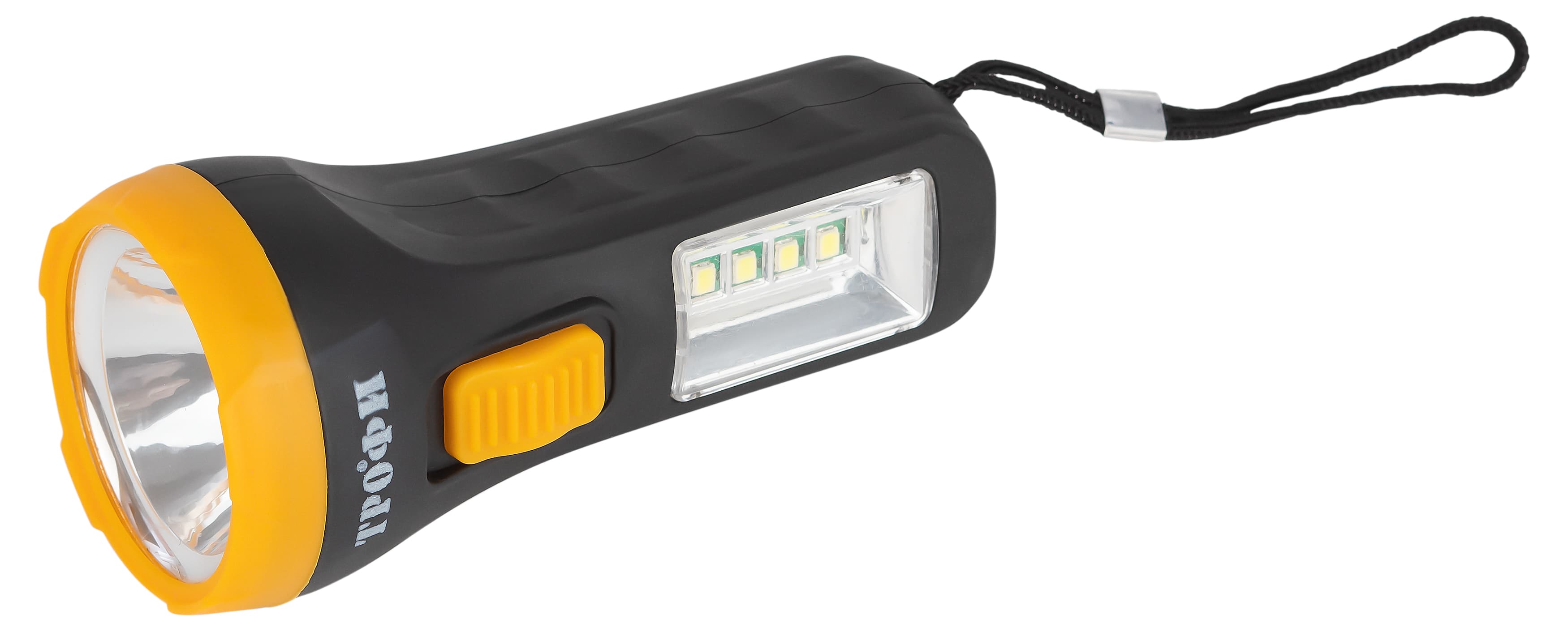 Фонарь светодиодный Трофи UB-101 универсальный на батарейках 1Вт 1 SMD+4 LED 1хAA без элементов питания