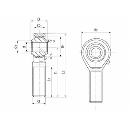 Шарнирный наконечник POS6 TECHNIX